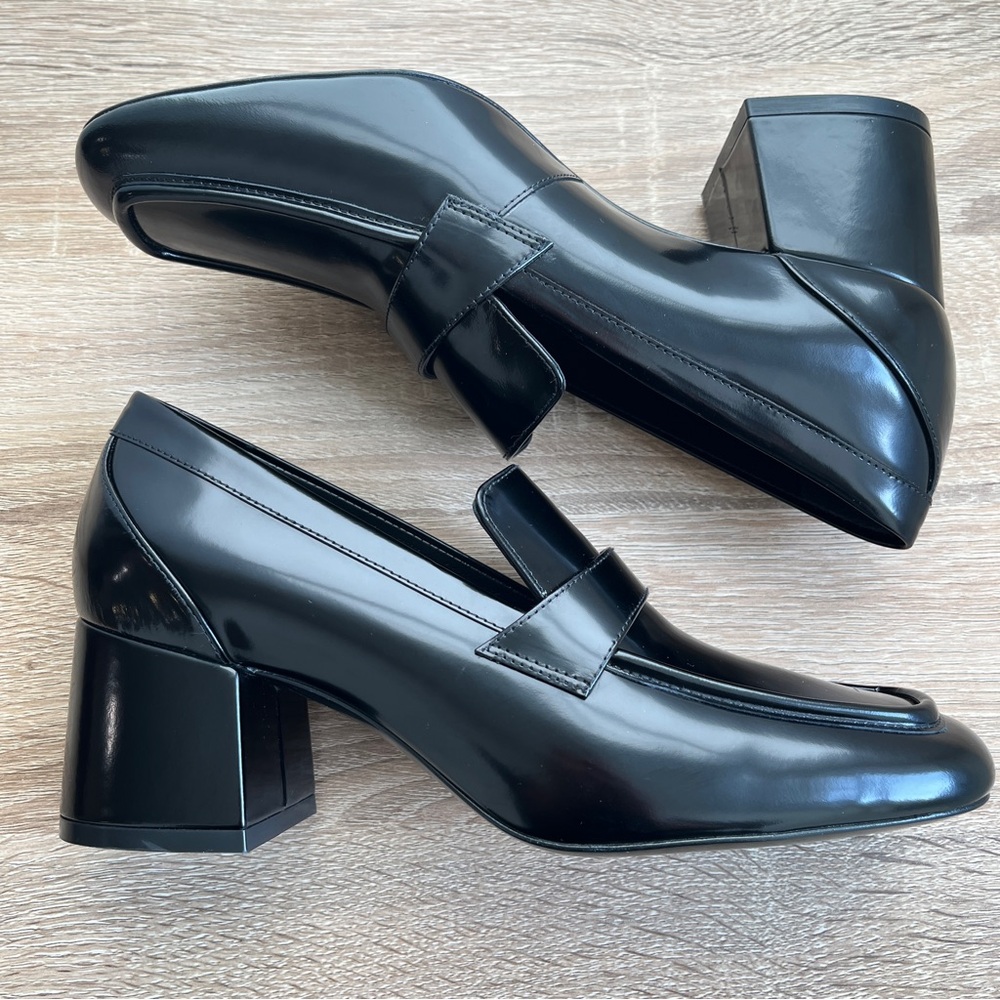 STUART WEITZMAN Black Loafers 7.5 NEW with TAGS Sleek 60 - Picture 11 of 15